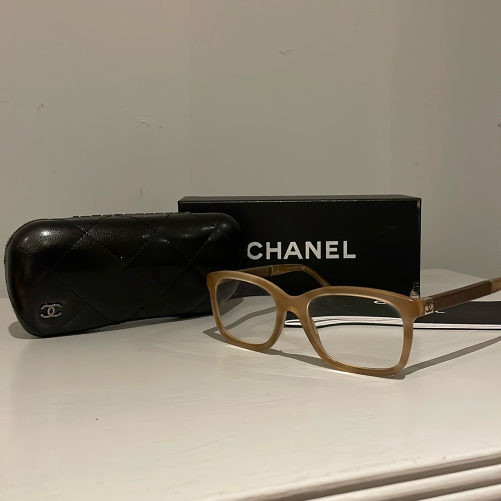 Chanel Optical Eyeglasses - light beige
